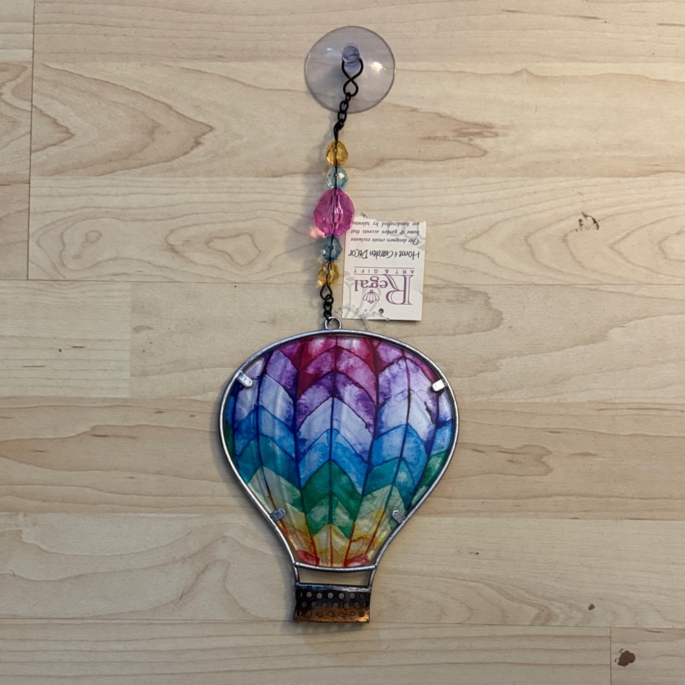 Colorful Hot Air Balloon Suncatcher